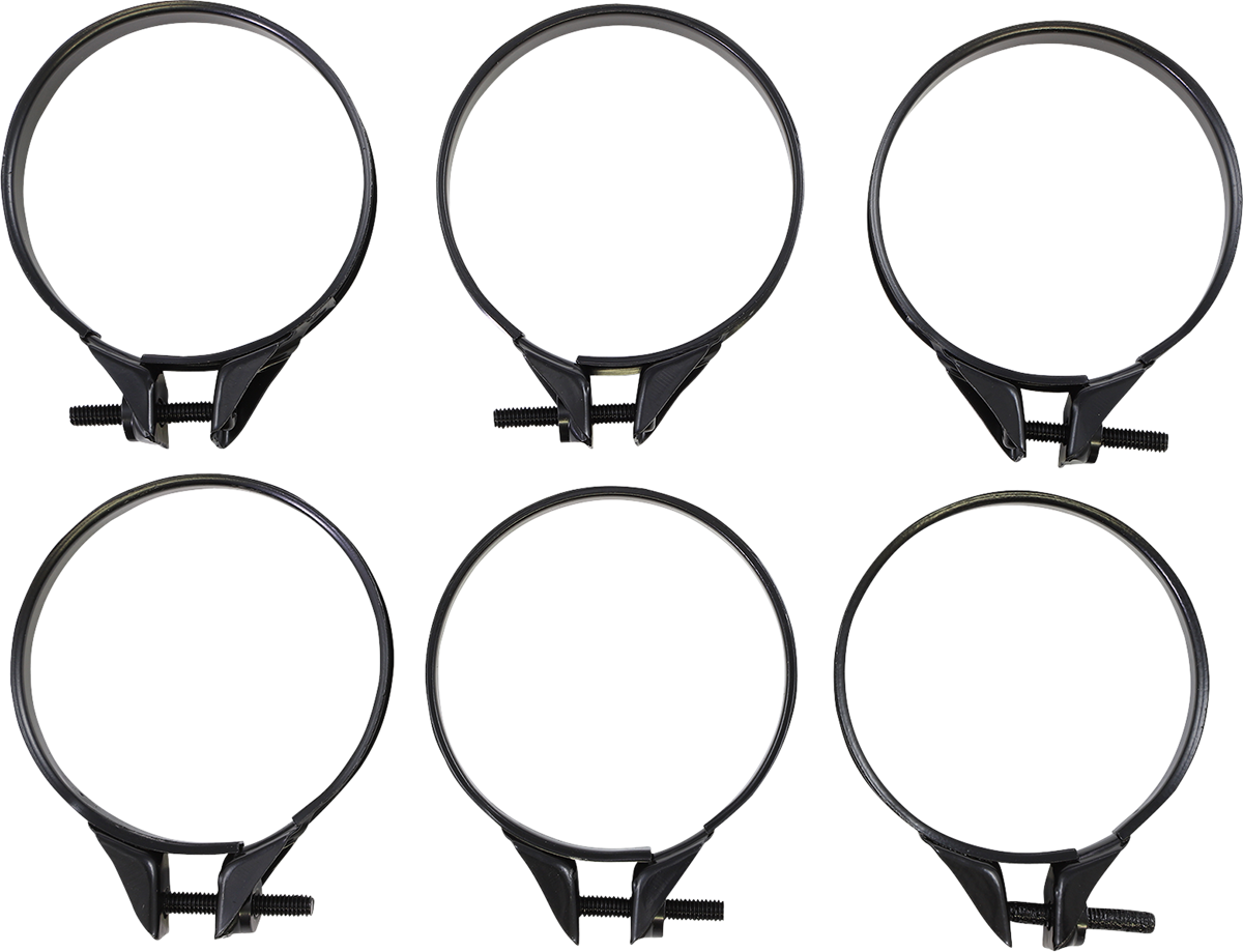 MOOSE OFFROAD Carburetor Clamps 55-58 mm - 6-Pack, Part Number 110-1058