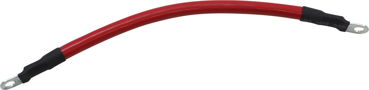 Moose Offroad 8-Inch Red Battery Cable (Part Number 680-6708)