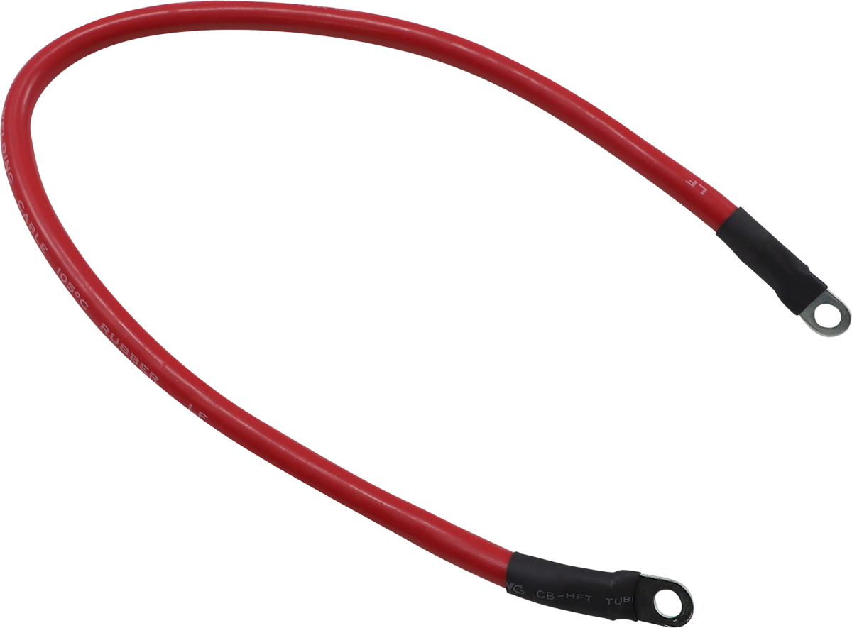 MOOSE Offroad 18-inch Red Battery Cable Part 680-6728 for UTVs