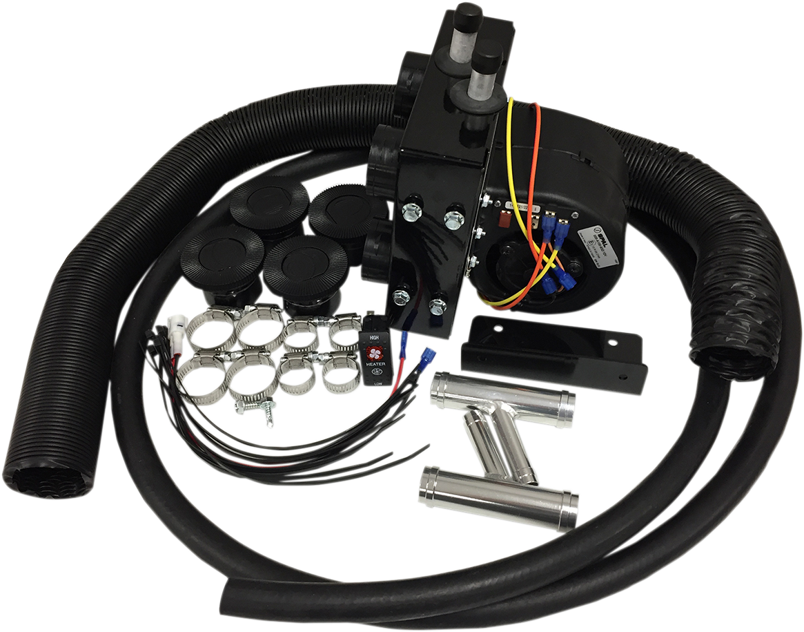 MOOSE OFFROAD UTV Cab Heater Kit for Yamaha Z4715 with 12V Operation and Universal Radiator Hoses