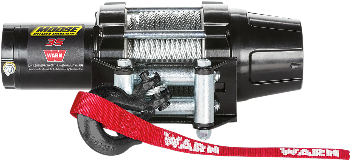 Moose Offroad 3500 lb Winch with Synthetic Rope - Part No. 101602