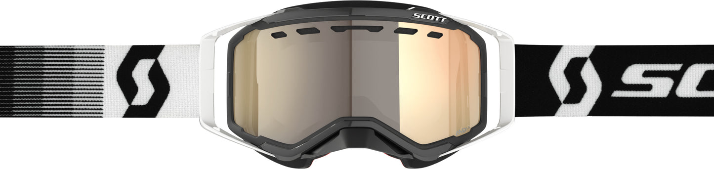 Scott Prospect Snowcross LS Goggle Premium Black/White Bronze Chrome - Part 278603-7702245