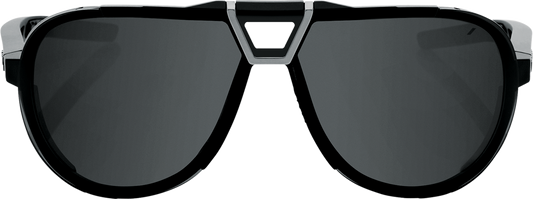 100% Westcraft Sunglasses - Matte Black - Smoke Lens 61046-102-01