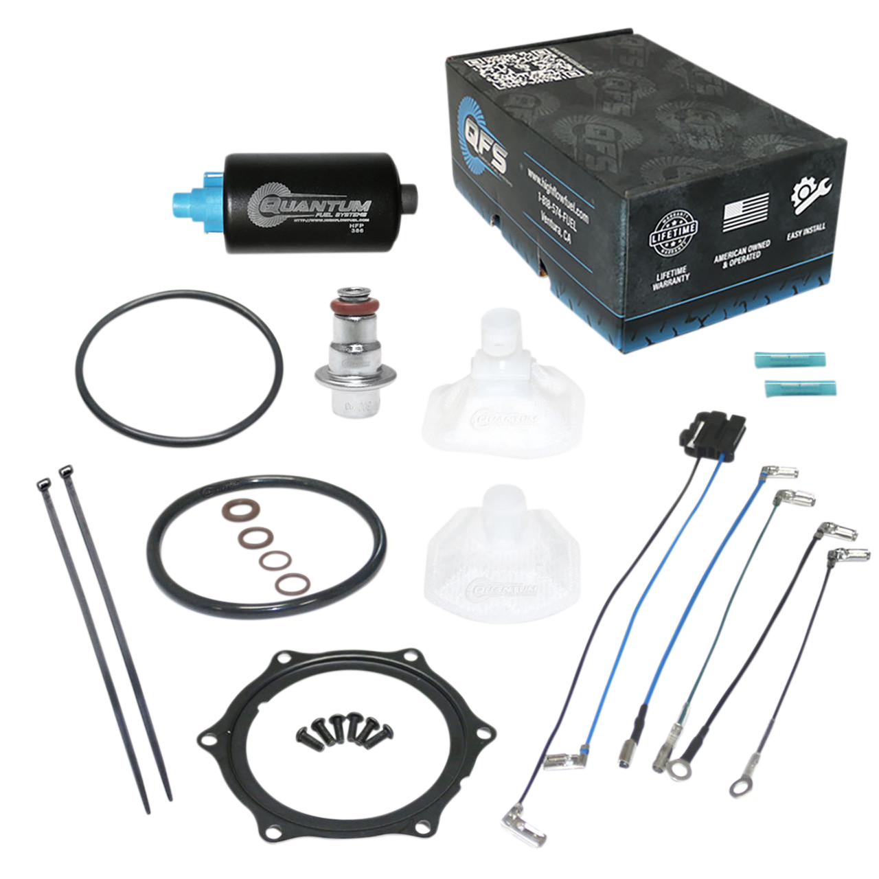Quantum HFP-386-U2R Electric Fuel Pump for Kawasaki SX-R (2017-2023)