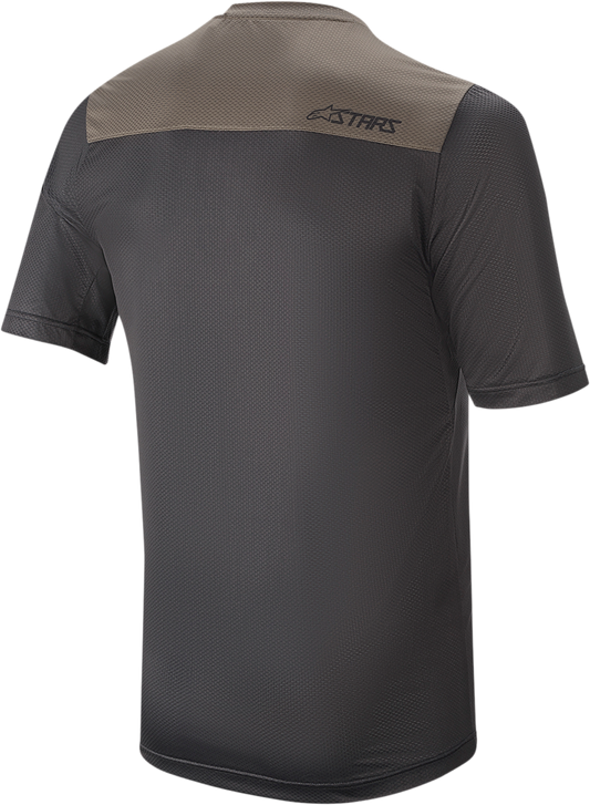 Alpinestars Drop 4.0 Short-Sleeve Jersey - Black/Gray, Large (Part #1766220-1065-LG)