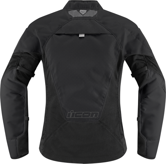 ICON Women's Mesh AF Jacket in Black - Part No. 2822-1483