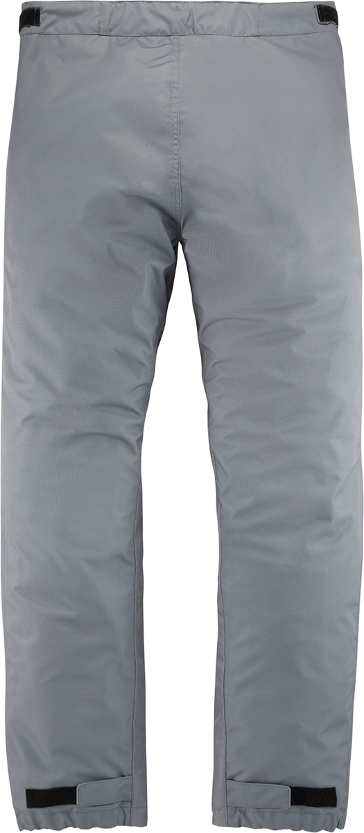 ICON PDX3™ Overpant Gray Large - Waterproof and Breathable Motorcycle Overpant with Impact Protection