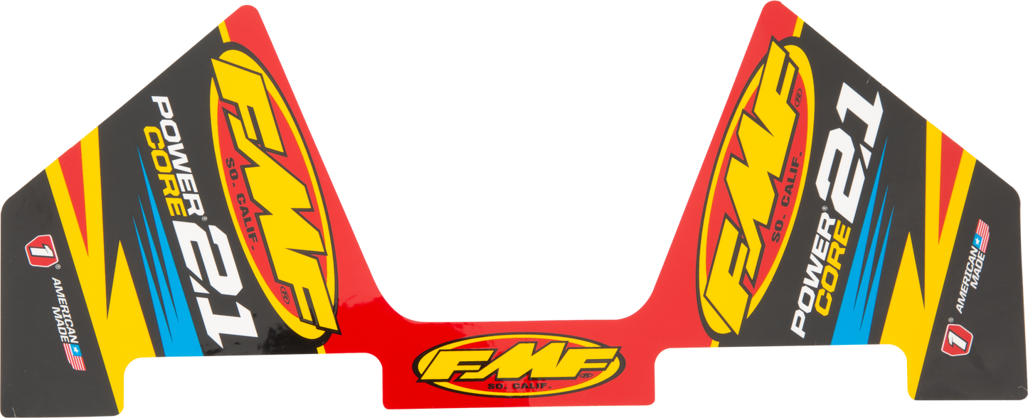FMF Powercore 2.1 Decal for Motorcycle Exhaust Systems