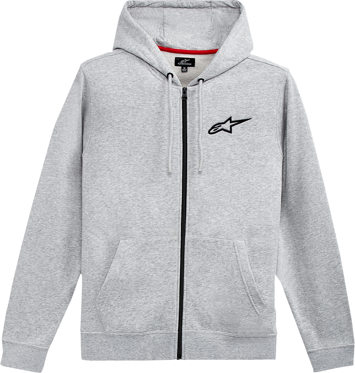 Alpinestars Ageless Zip Hoodie Heather Gray/Black 2XL - Part 12125360011262X