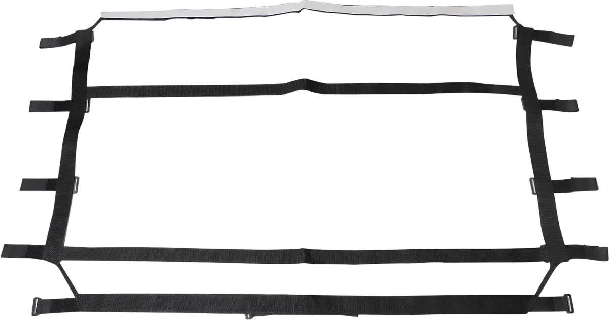 Moose Offroad Yamaha Wolverine Rear Windscreen YWX2RW-11 with Heavy-Duty Rip-Stop Nylon and Large Vinyl Window
