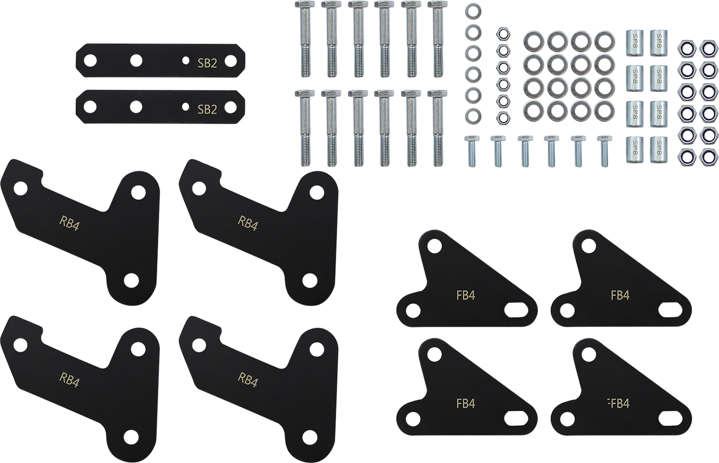 DEMON Polaris PABL-6002HD Lift Kit for Increased Ground Clearance and Stability