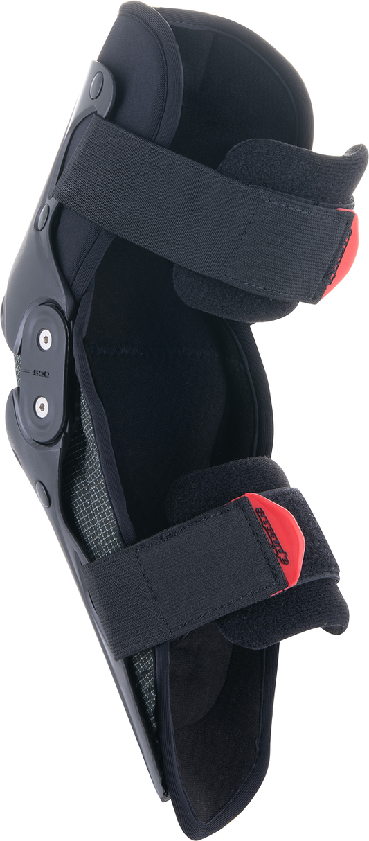 Alpinestars Youth SX-1 Knee Protectors - Lightweight and Breathable Black/Red S/M