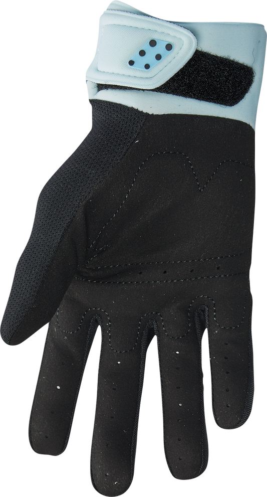 THOR Women's Spectrum Gloves - Black/Light Mint, Size Large - Part 3331-0236