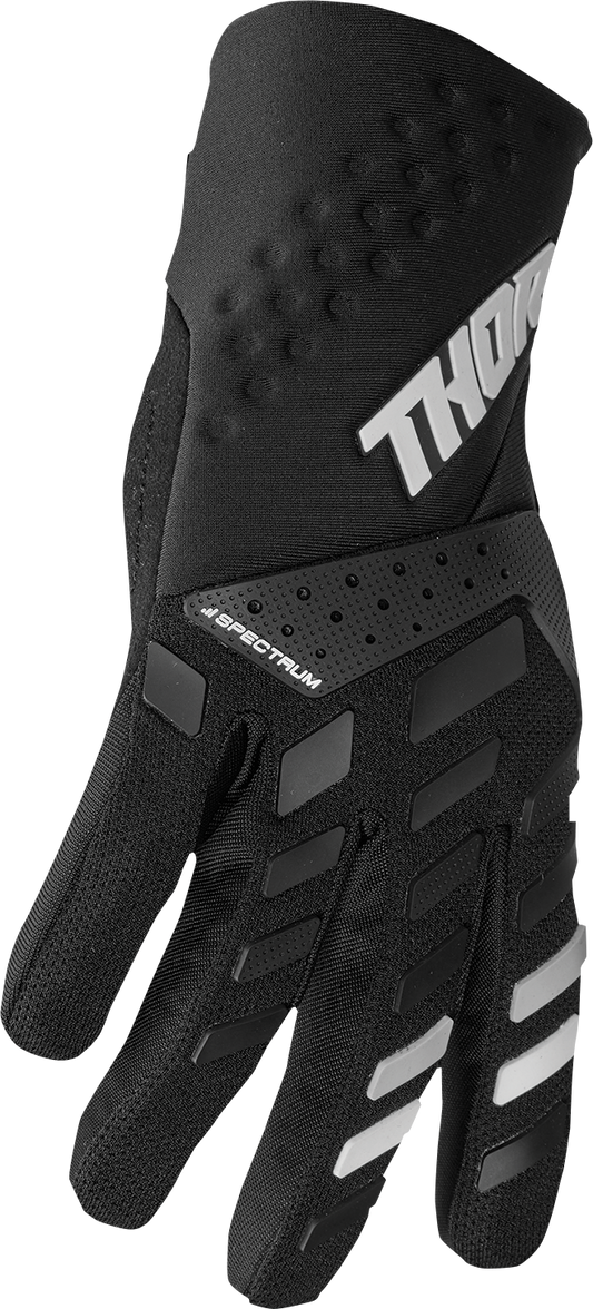 THOR Women's Spectrum Gloves Small by THOR - Black/White, Part 3331-0230