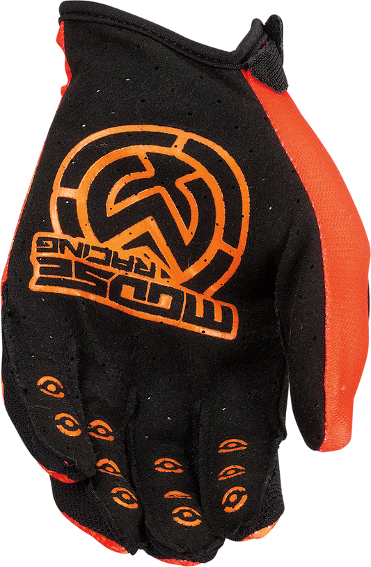 MOOSE OFFROAD Youth SX1™ Gloves - Orange, Medium - Part 3332-1755
