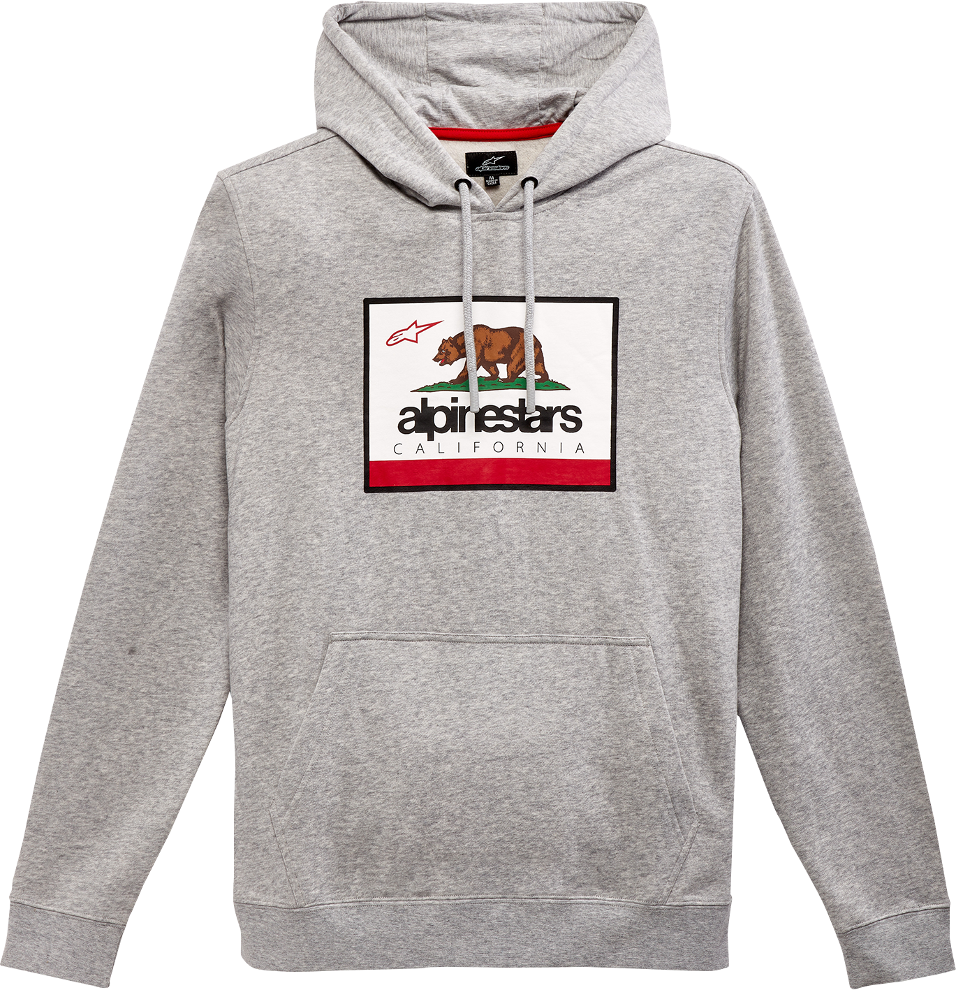 Alpinestars Cali 2.0 Hoodie for Men - Gray, 2XL - Part #12125191010262X