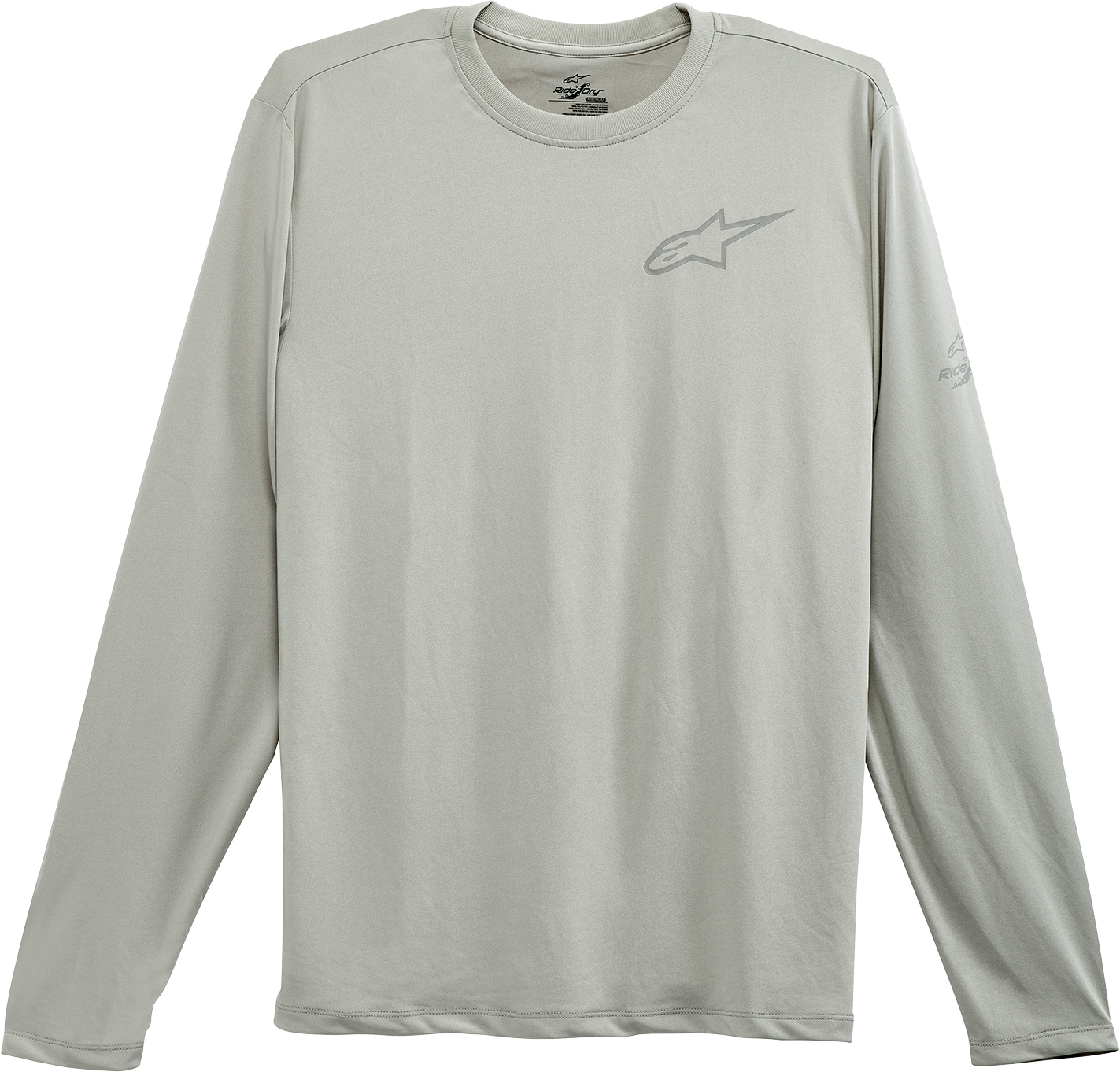 Alpinestars Pursue Performance Long-Sleeve T-Shirt in Silver - 2XL, Part Number 1232-71000-192X