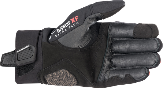 Alpinestars Hyde XT DrystarXF® Motorcycle Gloves - Large, Black/Bright Red