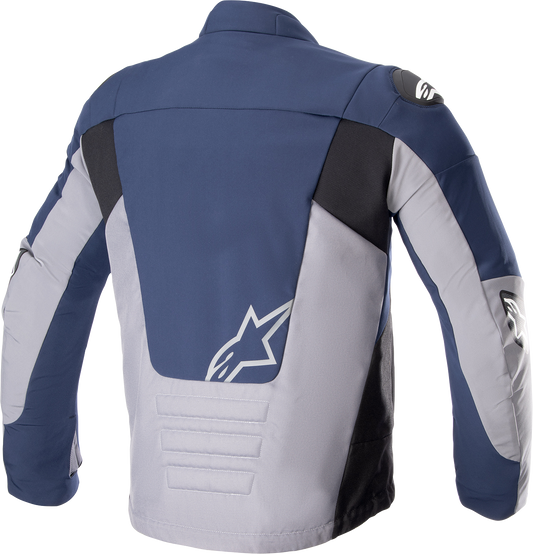Alpinestars SMX Waterproof Jacket Night Navy/Dark Gray 4XL – Advanced Motorcycle Gear with Tech-Air® 5 Compatibility