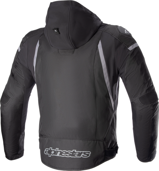 Alpinestars Zaca Waterproof Jacket - Black/Dark Gray, XL (Part No. 3206423-111-XL)