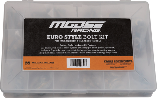 MOOSE OFFROAD European Bolt Kit BKP-01 - 170 Pieces for KTM and Offroad Vehicles