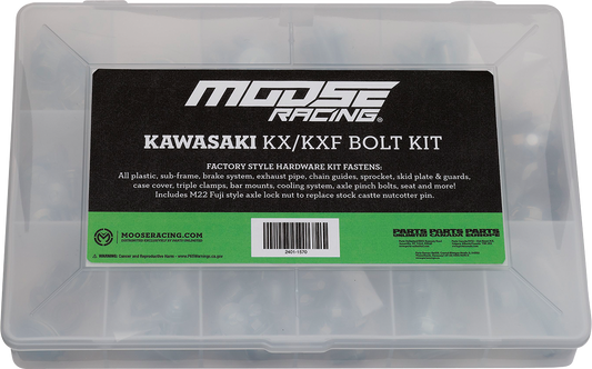 MOOSE OFFROAD KX/KXF Bolt Kit - BKP-05 for Kawasaki Dirt Bikes