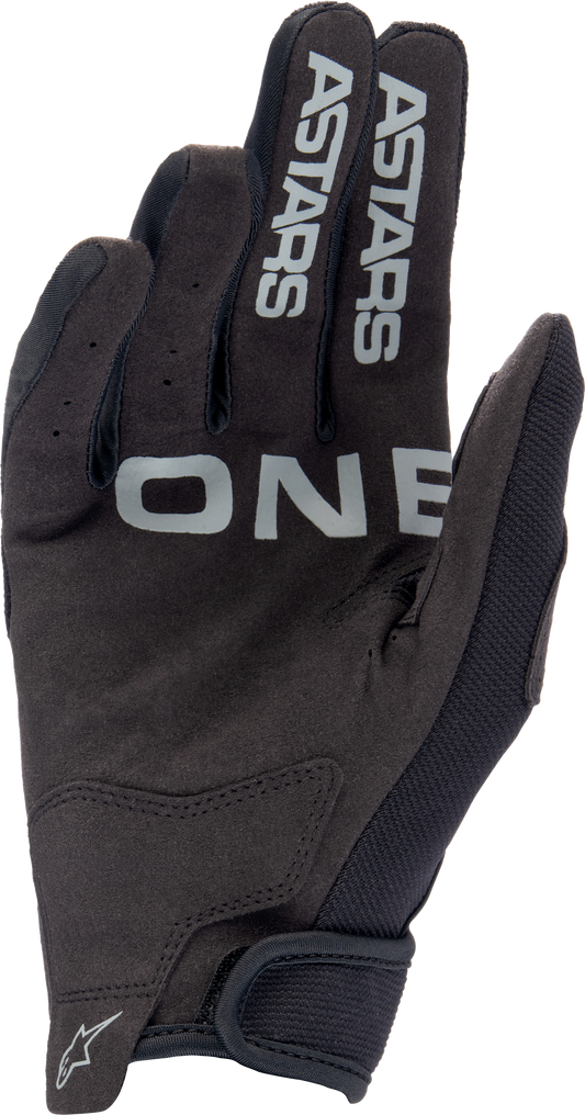 Radar Gloves Black/Brushed Silver 2x