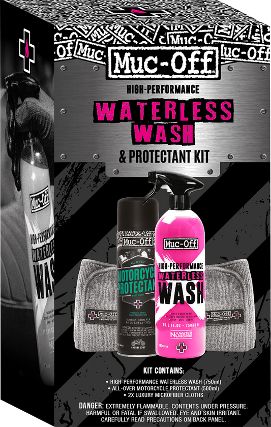 MUC-OFF USA Motorcycle Waterless Wash & Protectant Kit 20029US