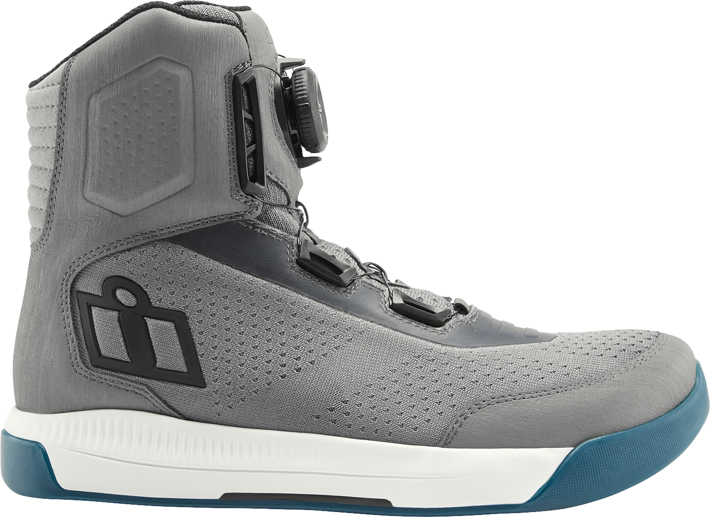 ICON Overlord™ Vented Boots - Gray US 8 / EU 41 - Part Number 3403-1269