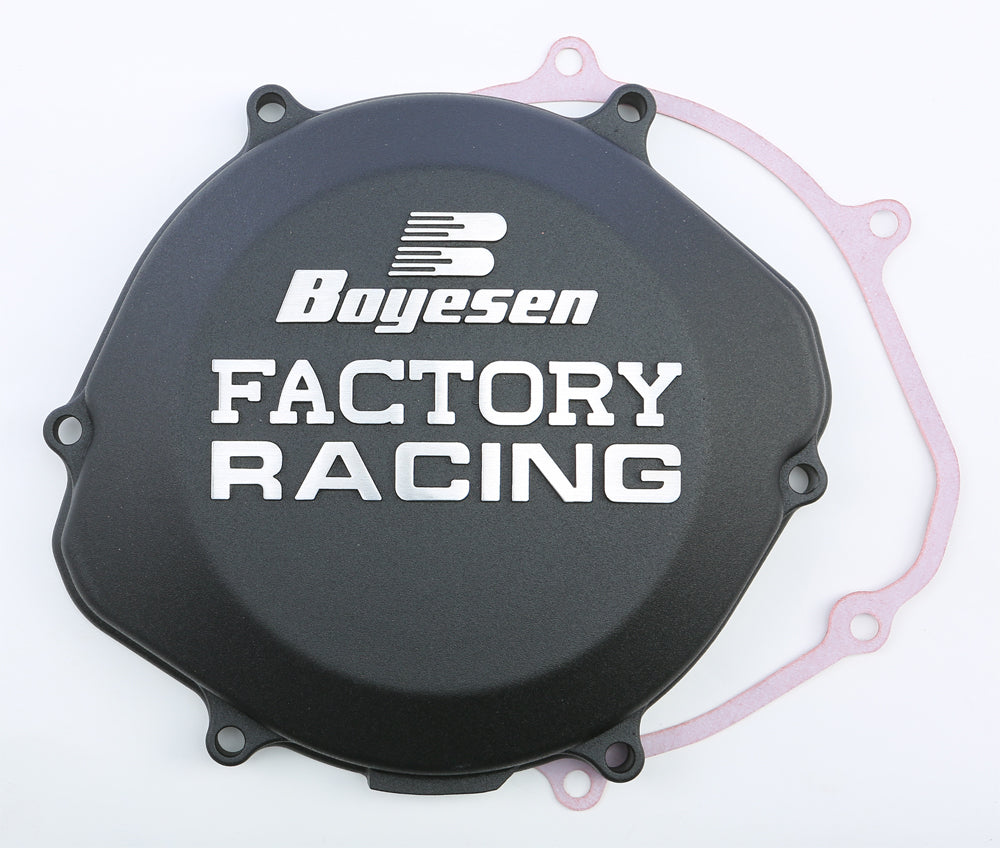 Boyesen Factory Racing Clutch Cover Black for Honda CR250R (2002-2007) – Part CC-02AB