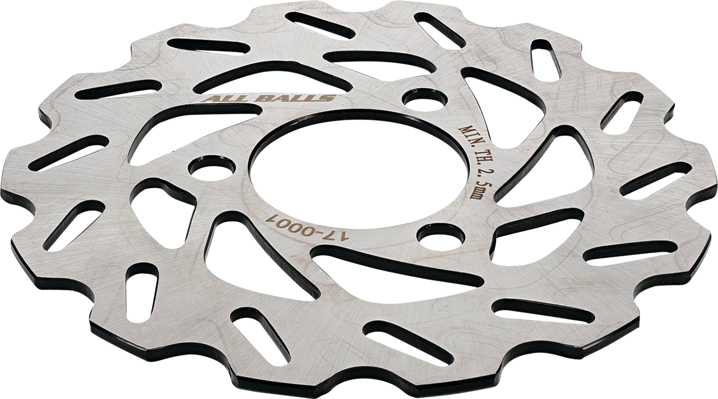 ALL BALLS Honda 18-0001 Brake Rotor with Enhanced Cooling and Corrosion Resistance