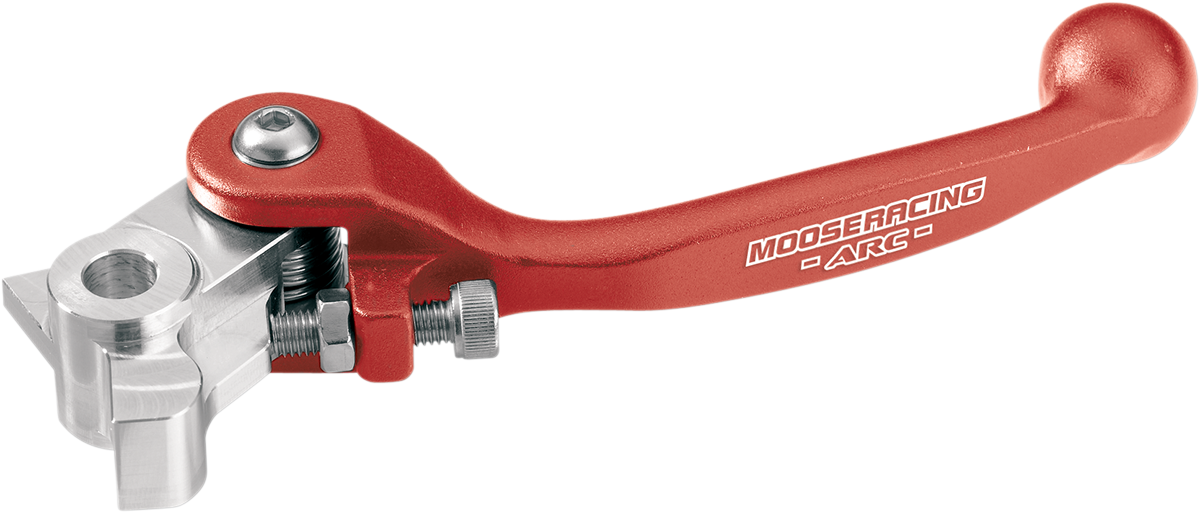 Moose Offroad ARC Flex Brake Lever BR-723 - Red for ATV and Dirt Bikes