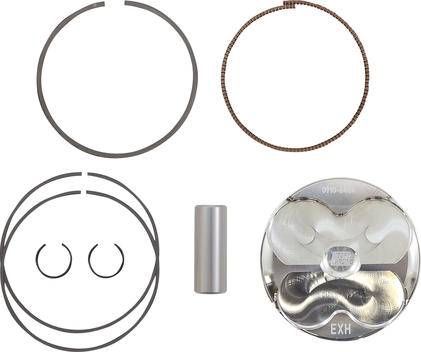 Moose Offroad 77.00 mm Piston Kit for Suzuki MP3031C - High-Performance Engine Replacement