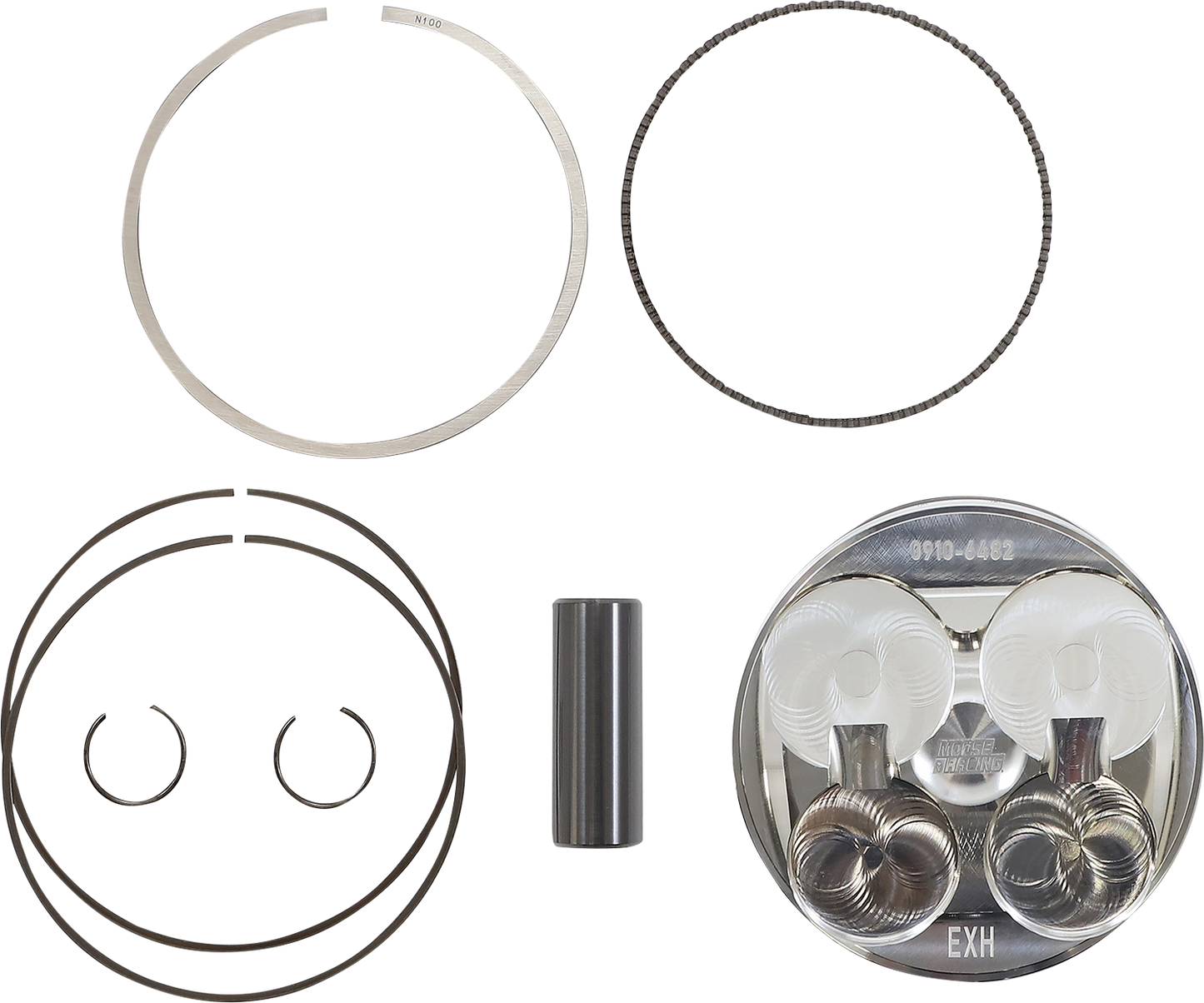 Moose Offroad Piston Kit for Honda 96.00 mm MX2045 with Diamond-Like Carbon Wrist Pin