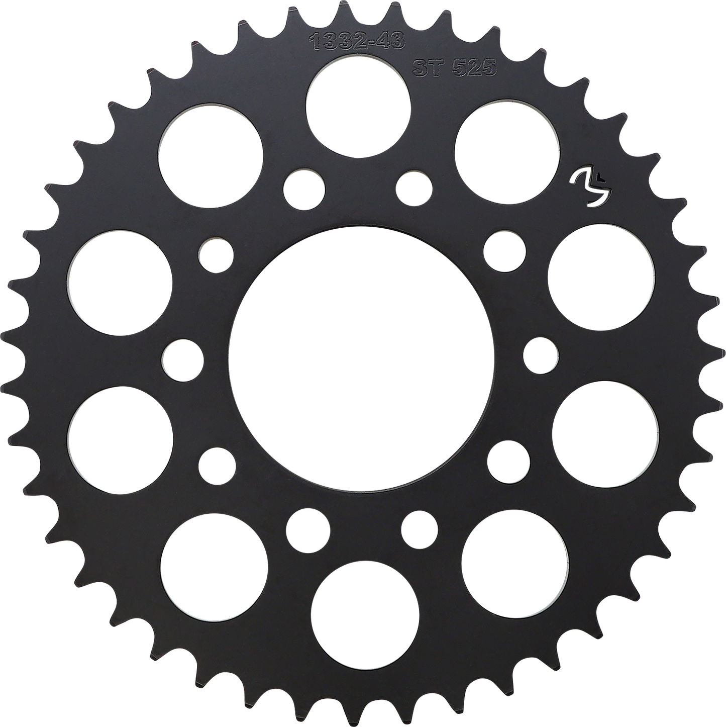 MOOSE Offroad Steel Rear Sprocket for Honda - 43 Tooth 1210-1332-43-ST