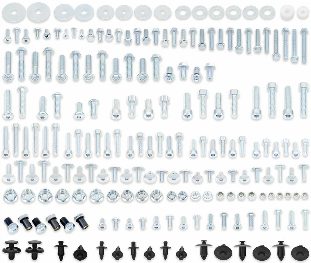 BOLT 2006-SBPP Sport Bike Pro Pack Kit – Over 250 Premium Hardware Pieces for Honda, Yamaha, Kawasaki & Suzuki