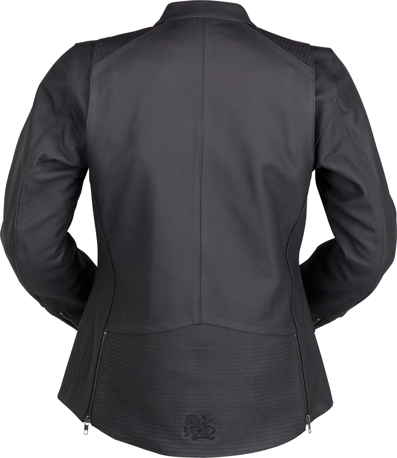 Z1R Women's Matchlock Leather Jacket in Black - Size XL (Part Number 2813-1029)