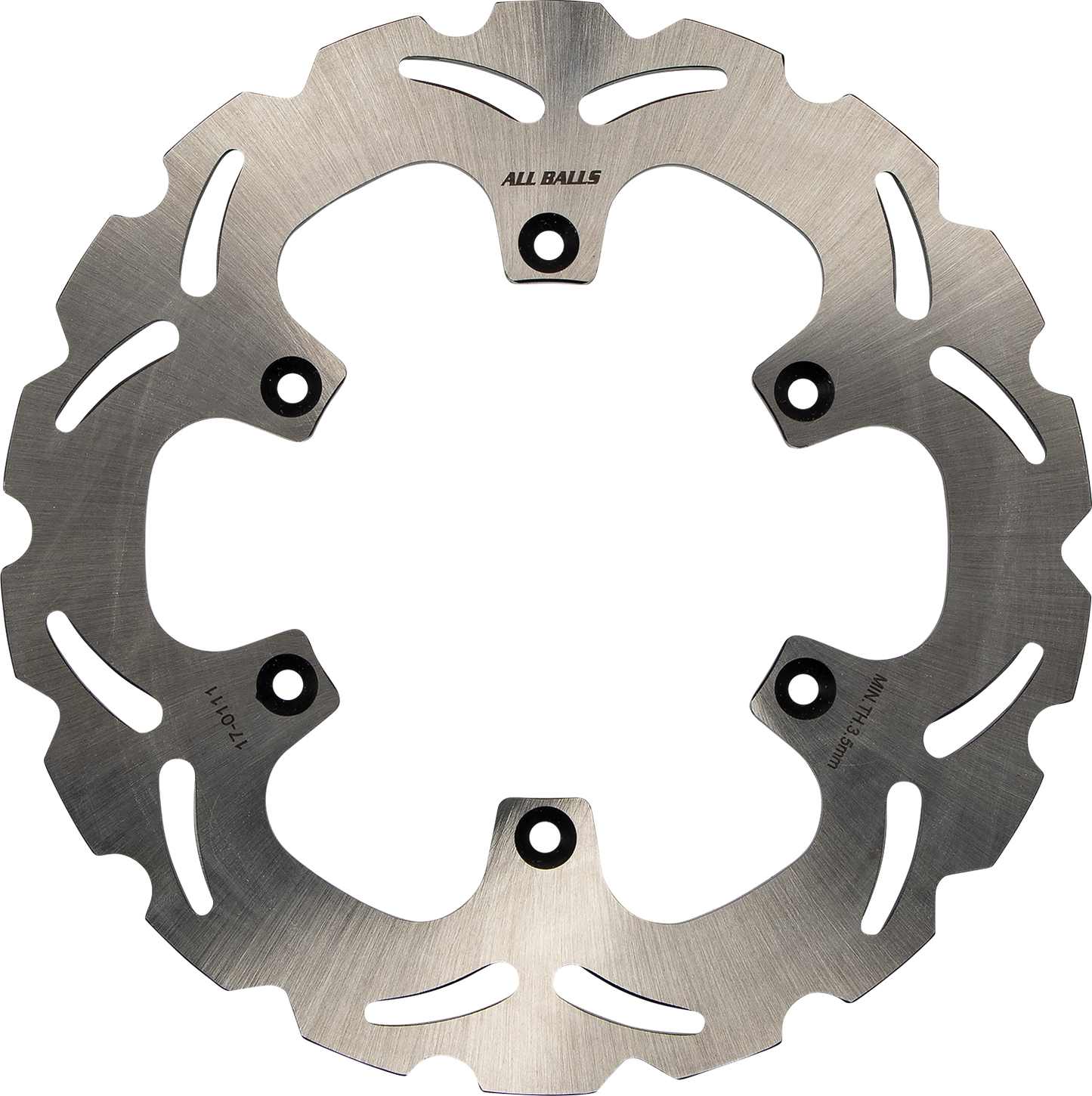 ALL BALLS Yamaha 18-0111 Brake Rotor with Slotted Wave Design and Stainless Steel Construction