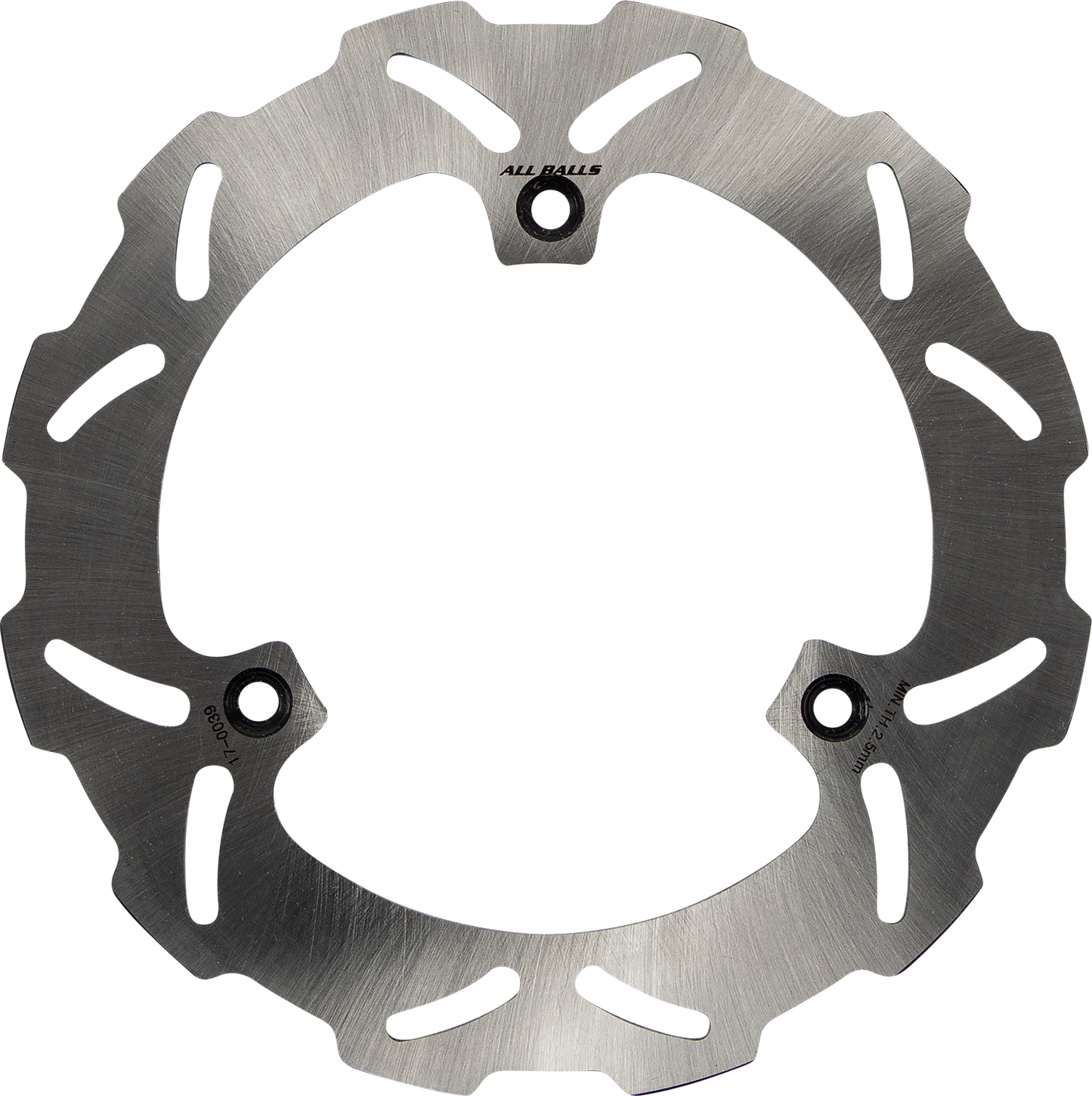 ALL BALLS Suzuki Brake Rotor 18-0039 – Durable 420 Stainless Steel with Slotted Wave Design