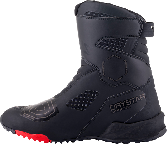Alpinestars RT-7 Drystar® Motorcycle Boots - Black/Red, US 5 / EU 38 (Part No. 2443023-13-38)