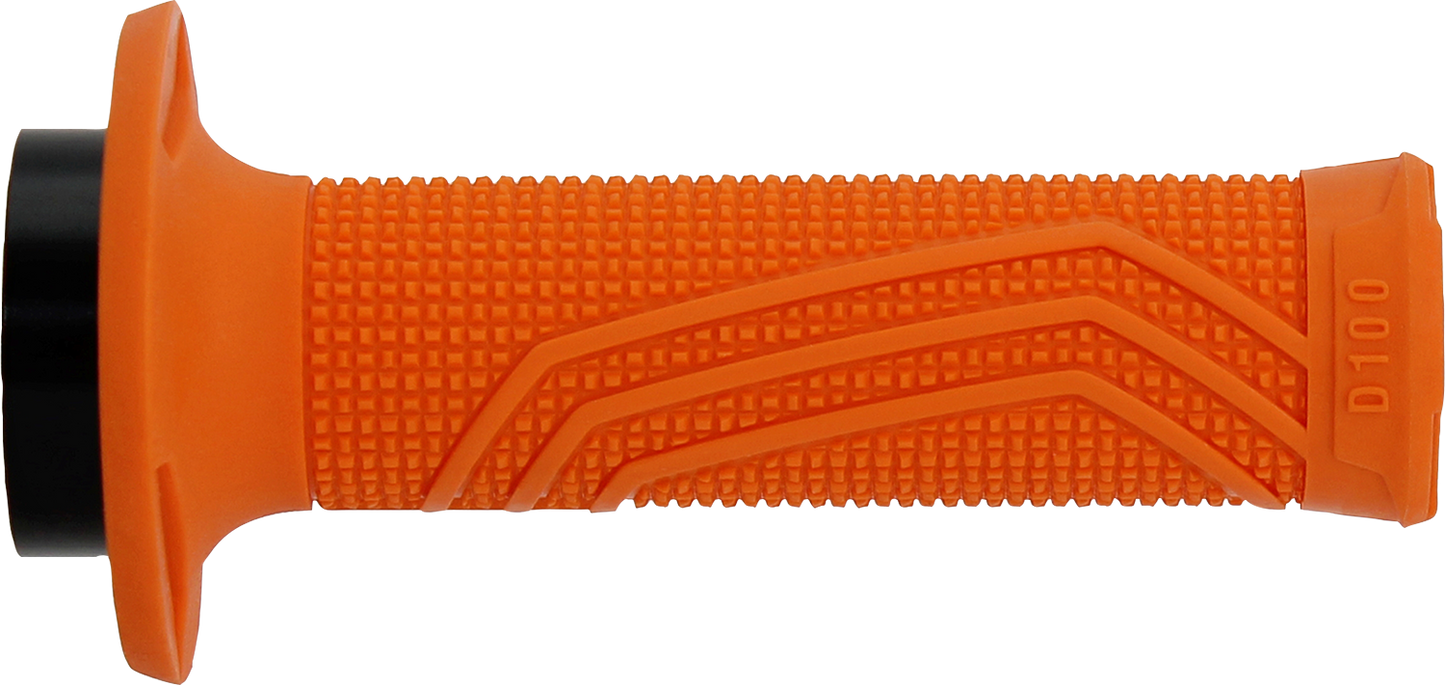 DOMINO D100 D-Lock Grips - Orange, Part Number D10046C4500A9-0