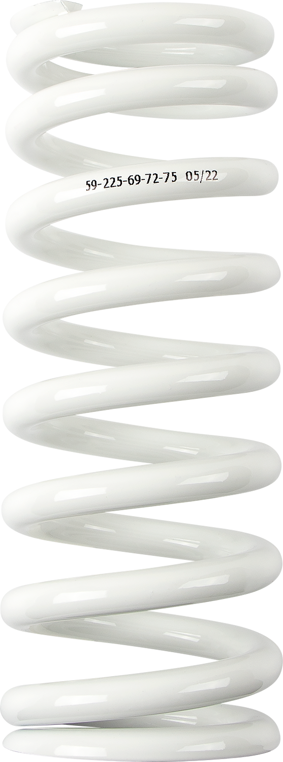 Moose Offroad Shock Spring 1312-1018 – 59mm OD, 69/72/75 N/mm Spring Rate, White