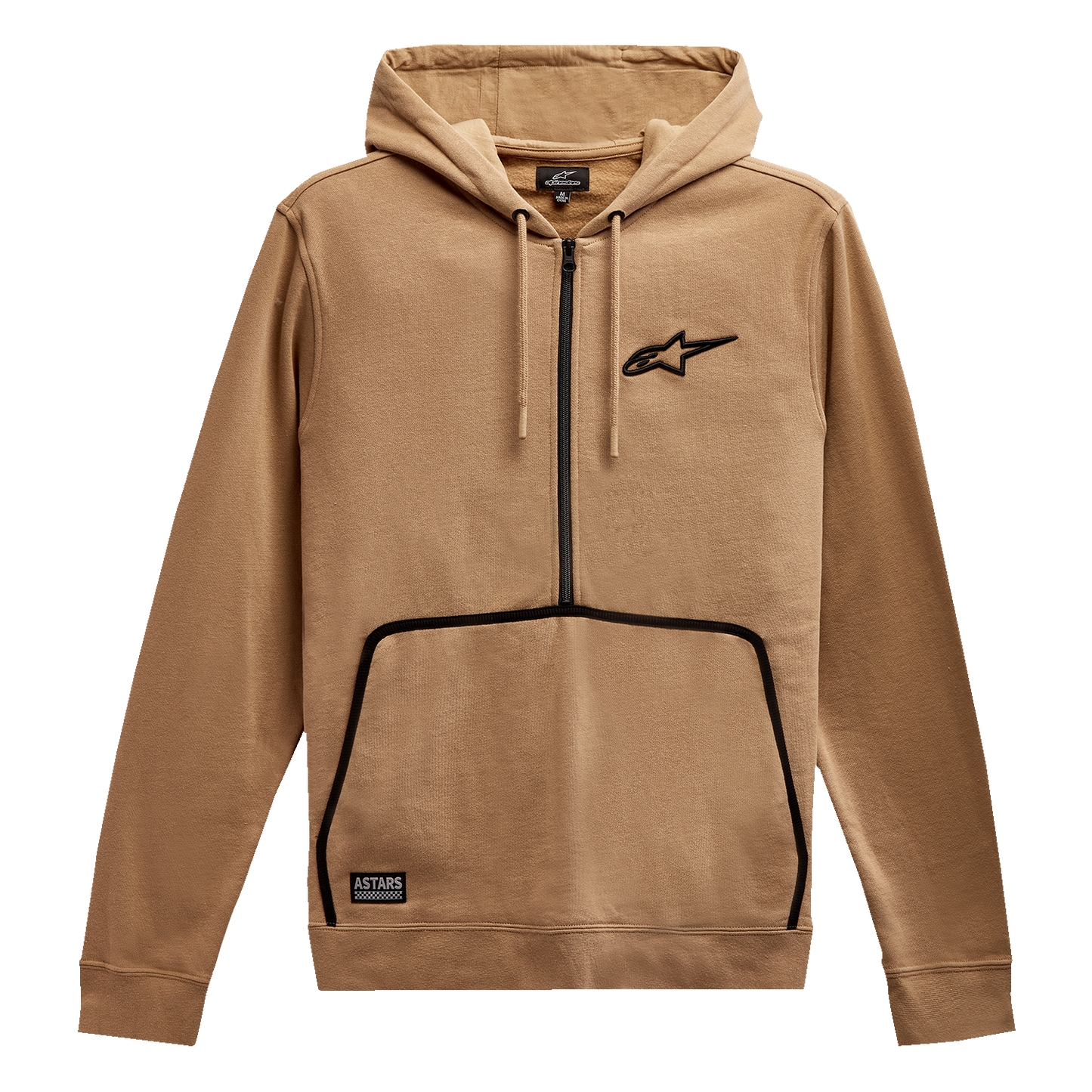 Alpinestars Bound Hoodie Sand 2XL - Comfortable Cotton-Polyester Blend with Detailed Design