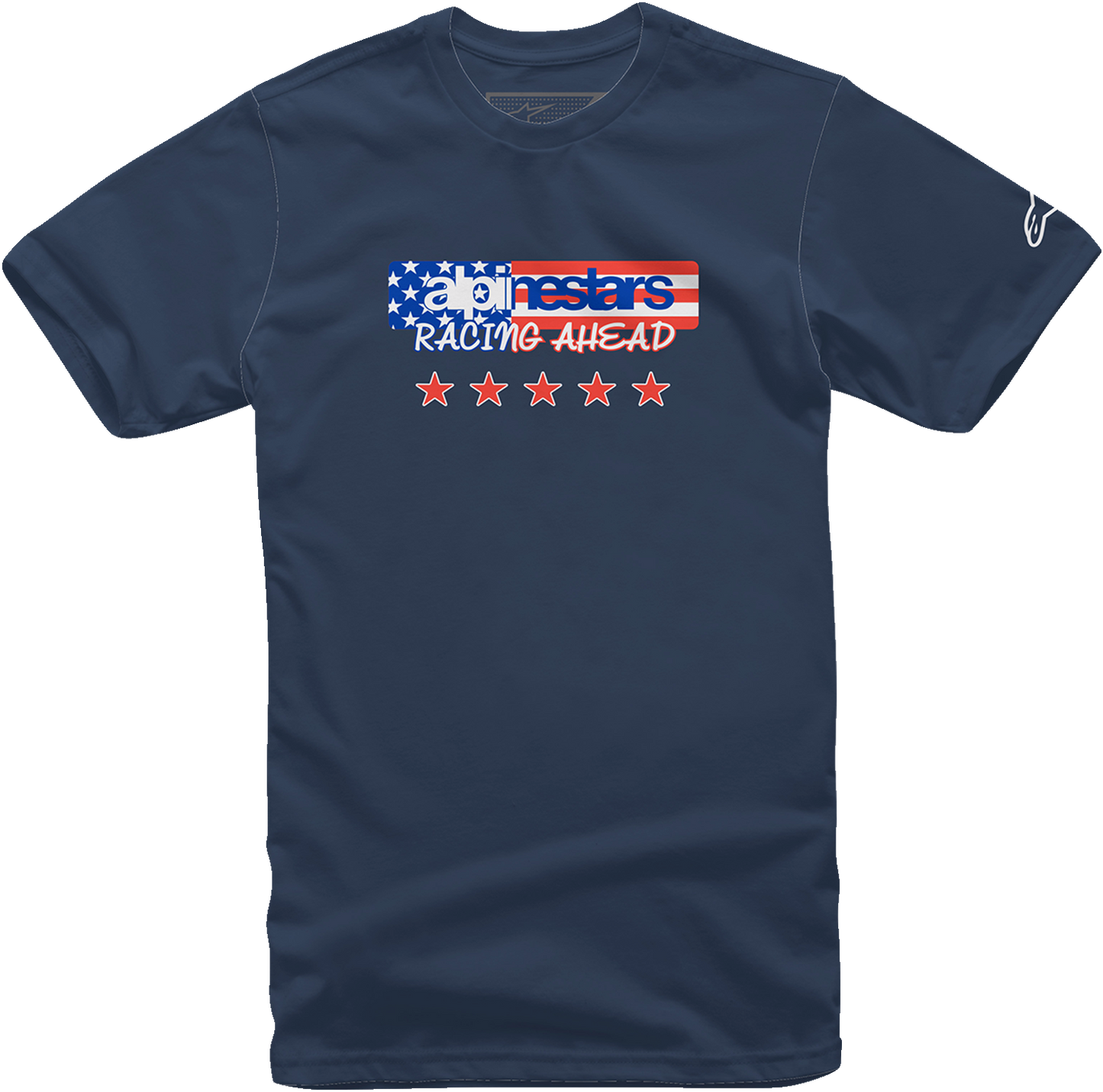 Alpinestars USA Again T-Shirt - Navy, Medium - Part 12137261070M