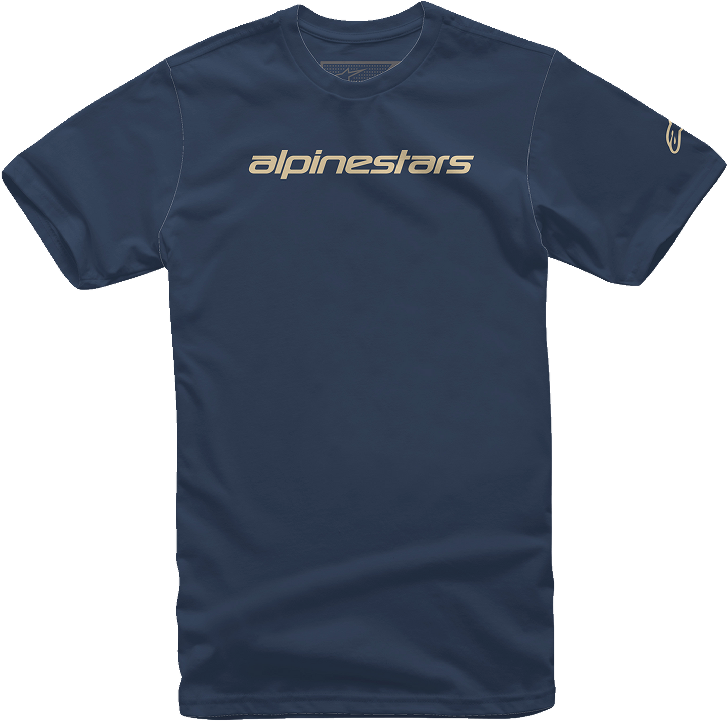 Alpinestars Linear Wordmark T-Shirt - Navy/Stone Medium - 1212720207128M
