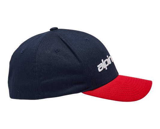 Alpinestars Linear Hat - Navy/Red Small/Medium by Alpinestars Part 1230810057030SM