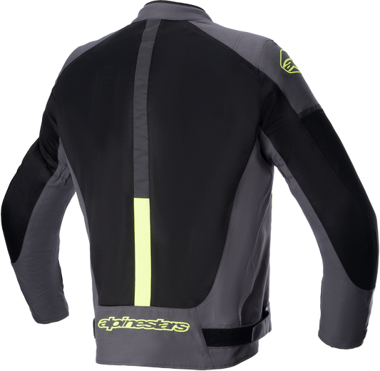 Alpinestars T SP X Superair Jacket - Tar Gray/Black/Yellow Fluo, Medium (Part #3302022-9151-M)