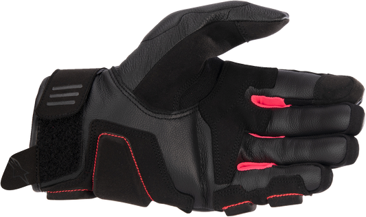 Alpinestars Stella Phenom Leather Gloves - Black/Diva Pink, Size XL (Part No. 3591723-1839-XL)