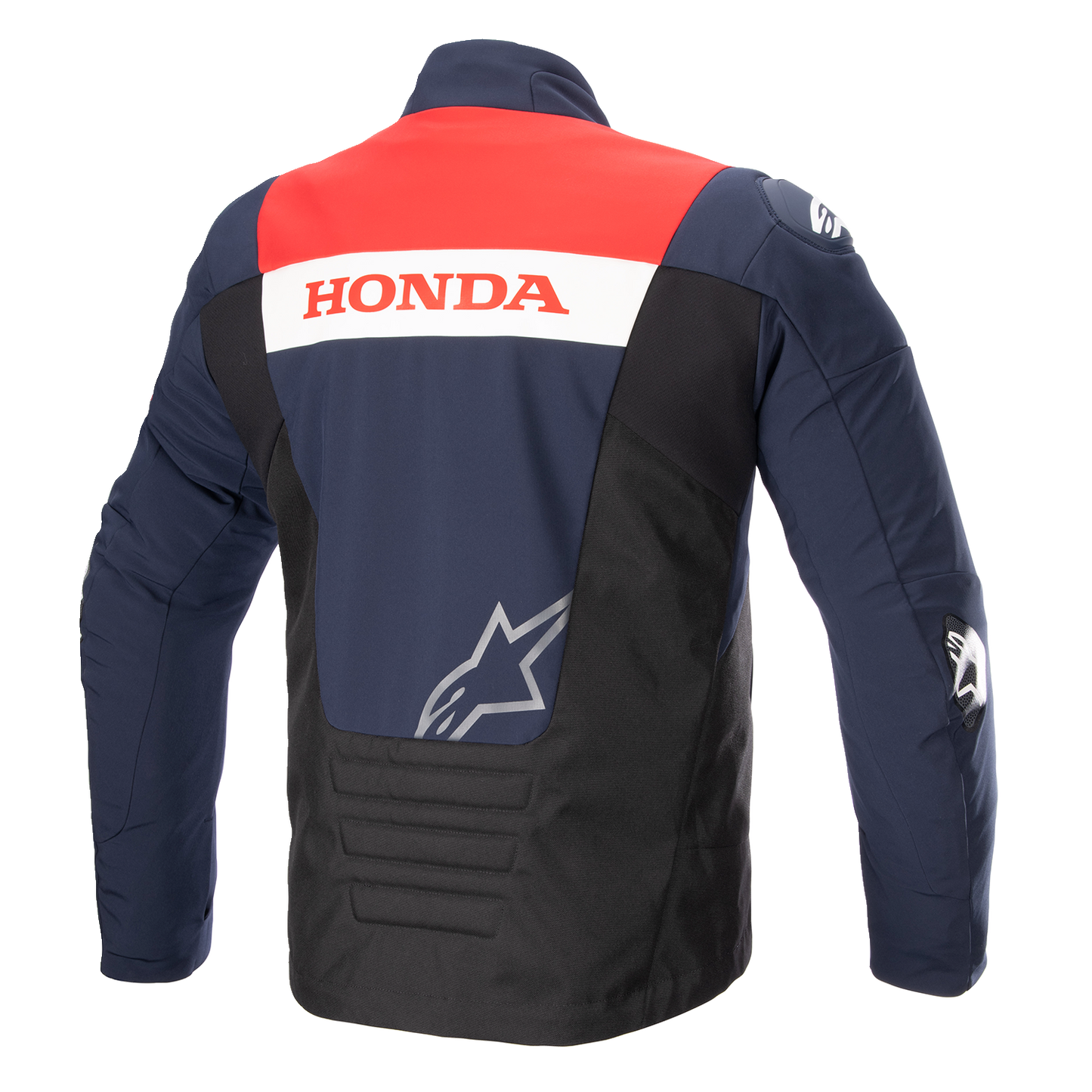 Alpinestars Honda SMX Waterproof Jacket - Blue/Black/Red, Medium (Part Number 3206223-7163-M)
