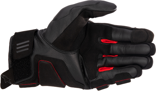 Alpinestars Phenom Gloves 2XL Black and Bright Red - Model 3501723-1303-2X